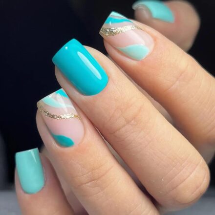 manucure ongle carré