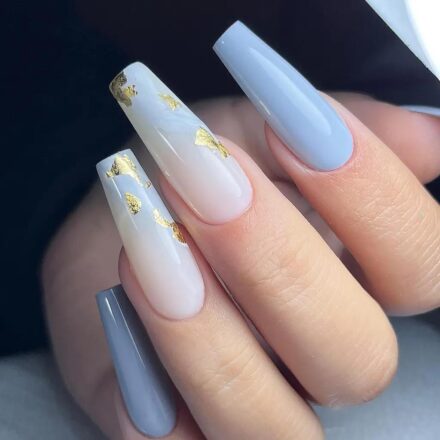 manucure ongle coffin