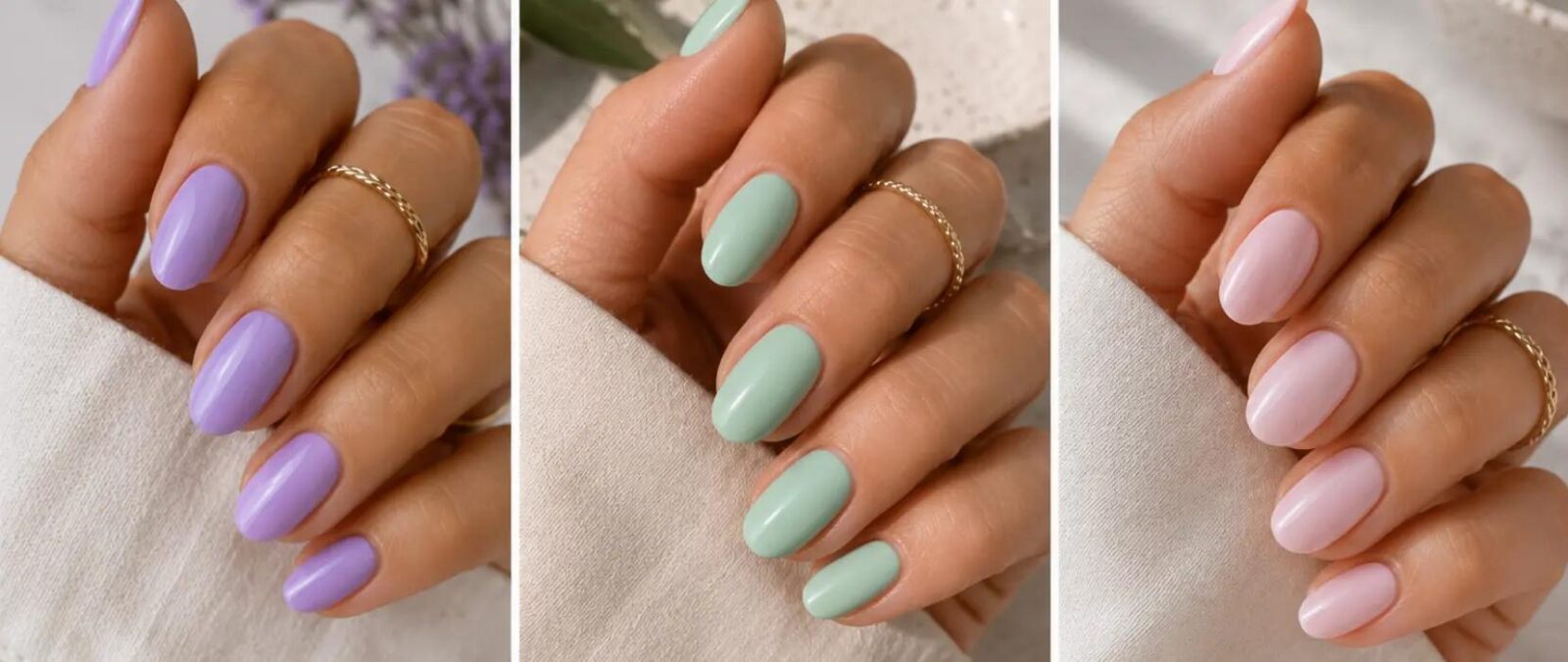 tendance ongles pastel