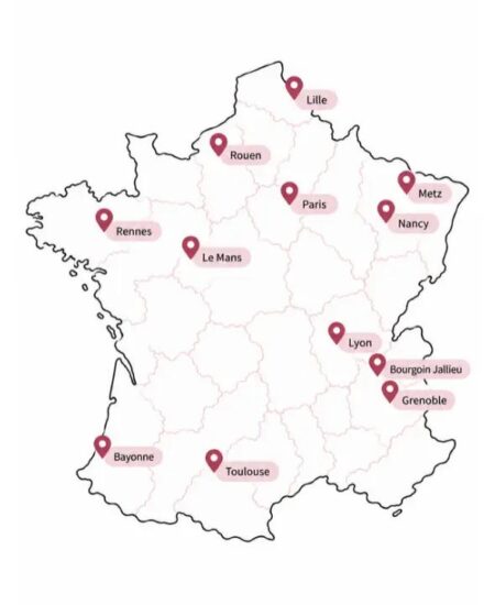 nos centres de formation en france